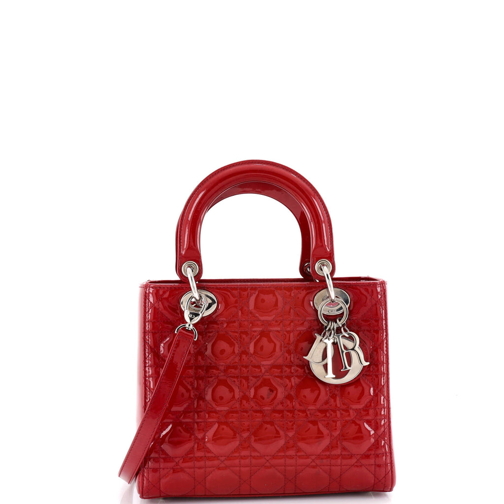 Lady Dior NM Bag Cannage Quilt Patent Medium