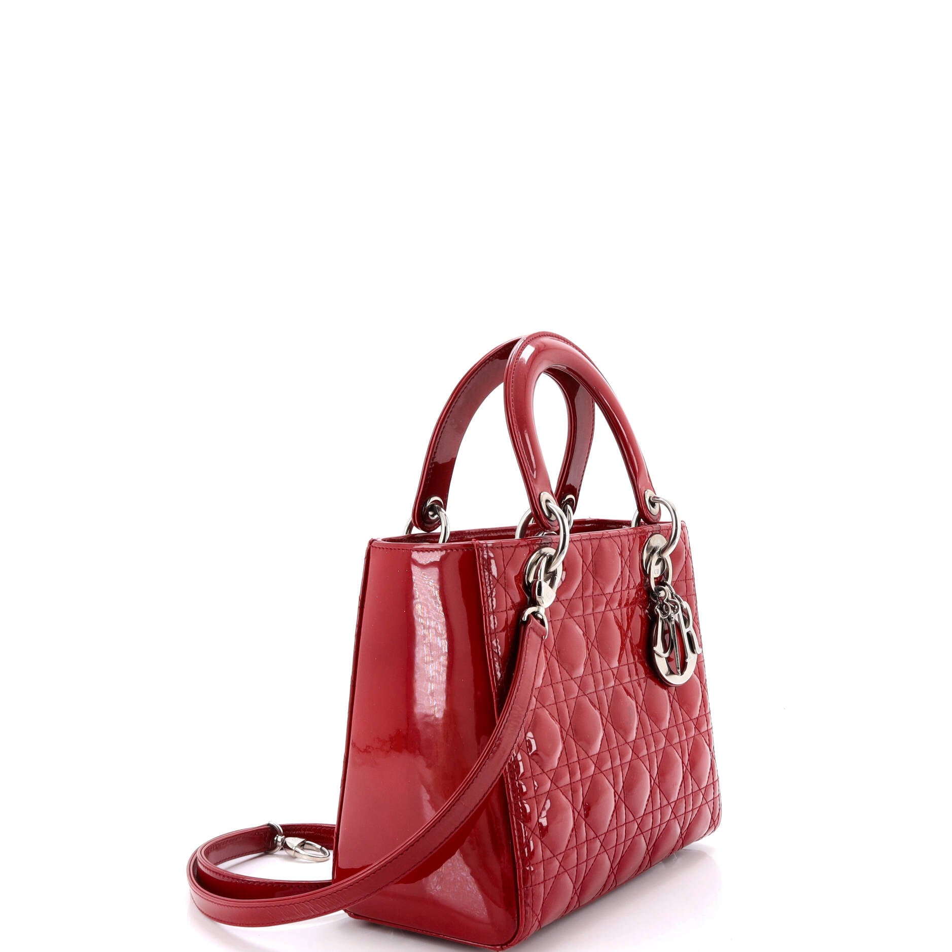 Lady Dior NM Bag Cannage Quilt Patent Medium
