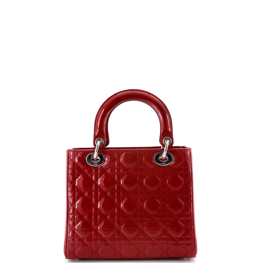 Lady Dior NM Bag Cannage Quilt Patent Medium