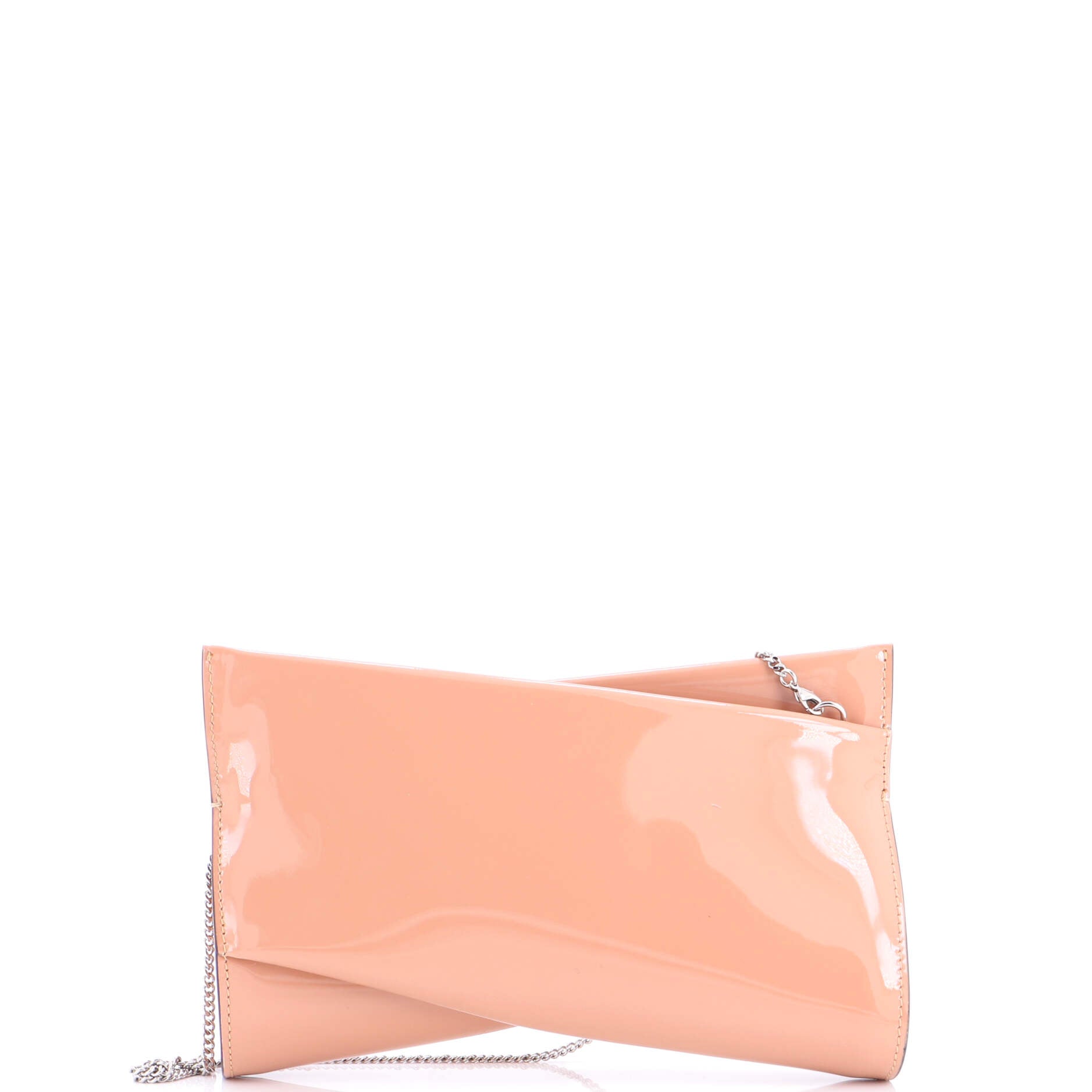 Loubitwist Clutch On Chain Leather Small
