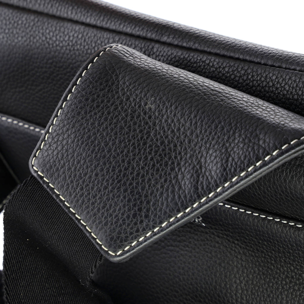 KAWS Saddle Crossbody Bag Leather with Applique