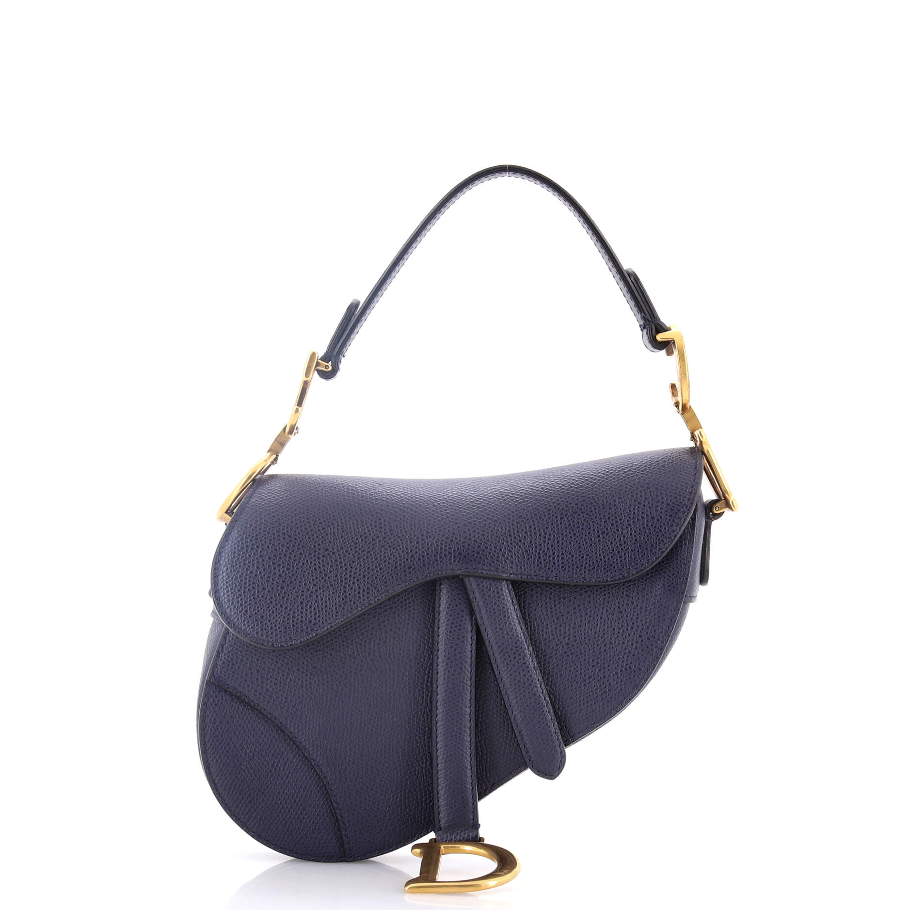 Saddle Handbag Leather Mini