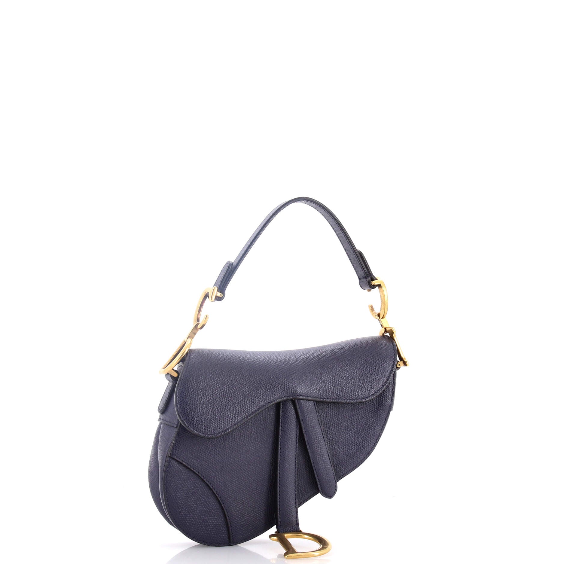 Saddle Handbag Leather Mini