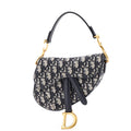 Saddle Handbag Oblique Canvas Mini