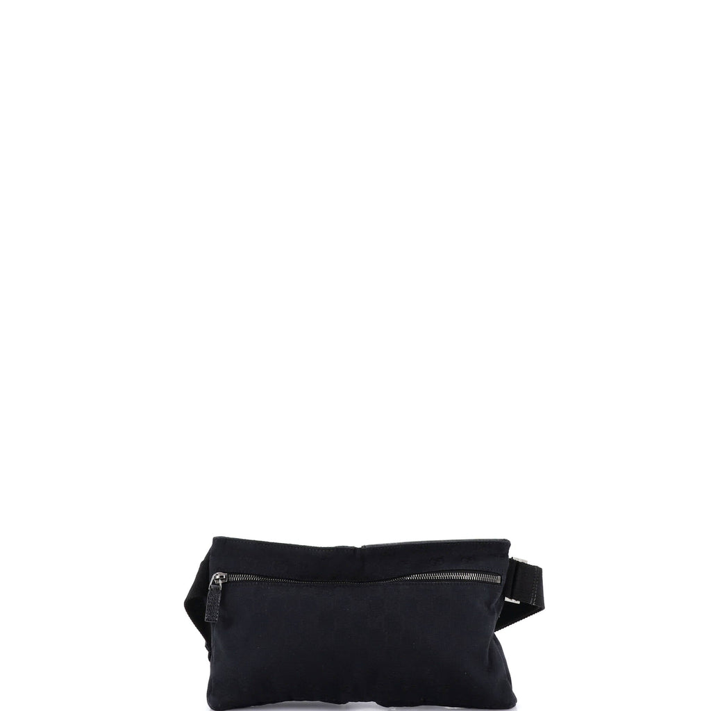 Vintage Double Belt Bag GG Canvas with Leather