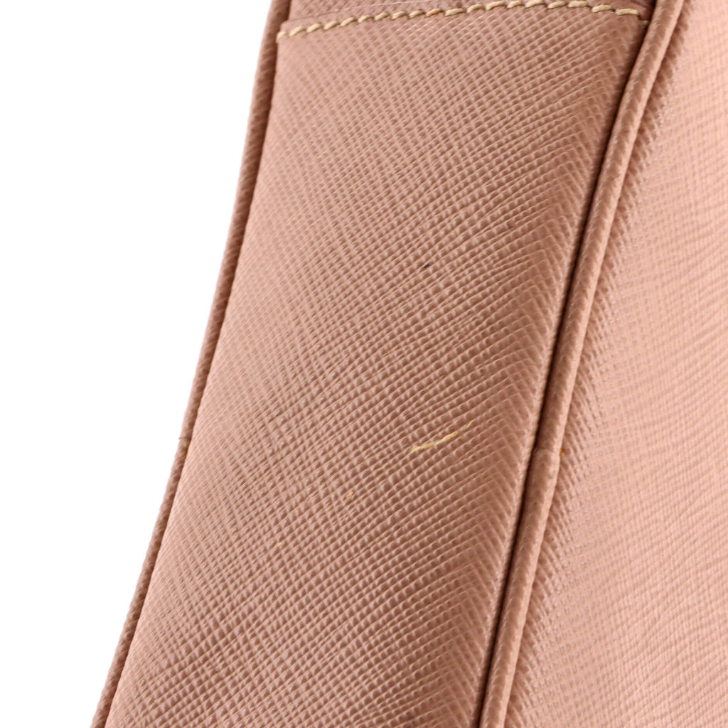 Zip Crossbody Bag Saffiano Leather Mini