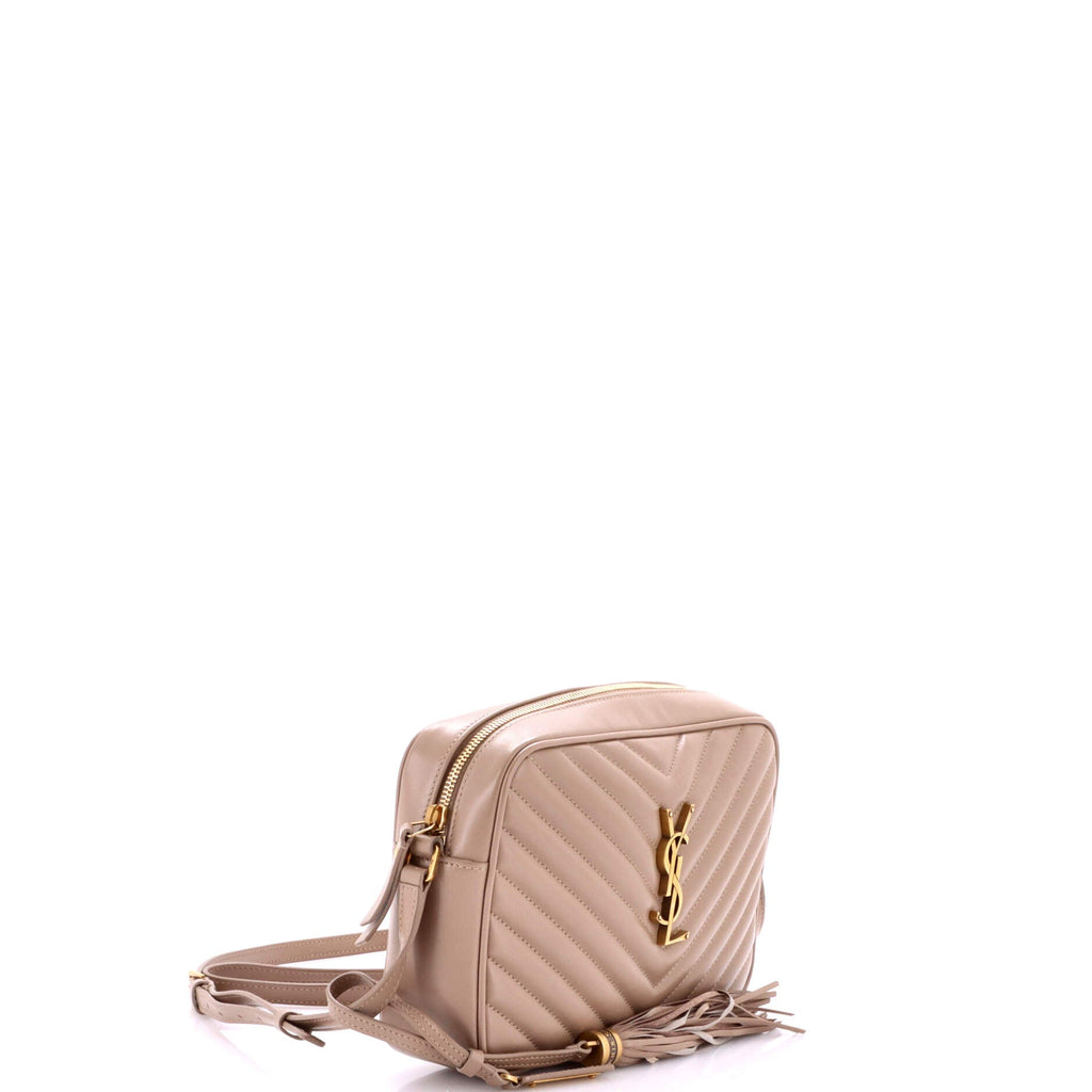 Lou Camera Bag Matelasse Chevron Leather Small
