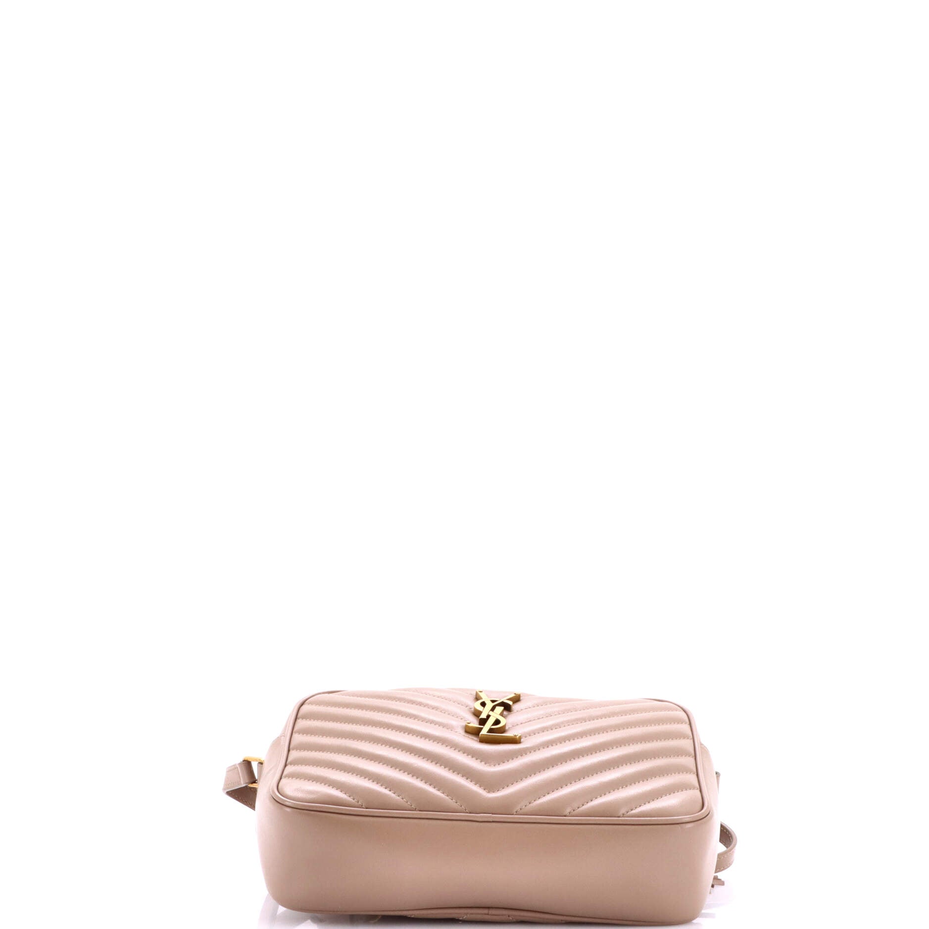 Lou Camera Bag Matelasse Chevron Leather Small