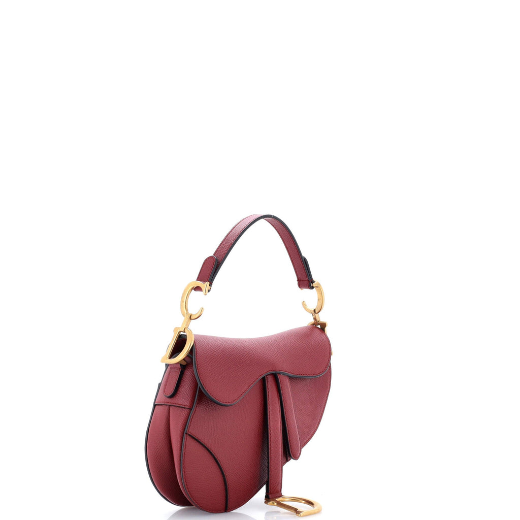 Saddle Handbag Leather Mini