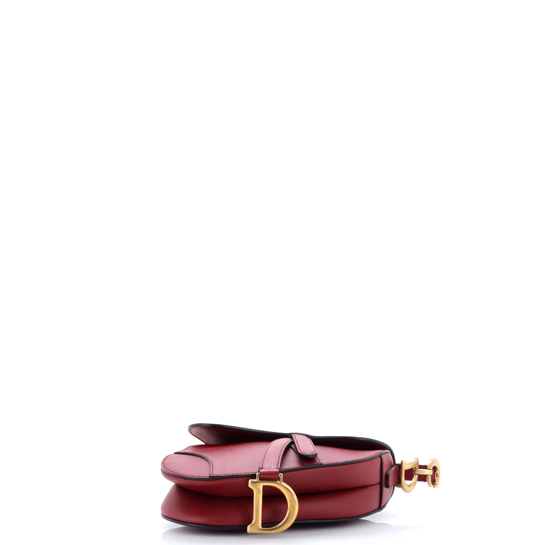 Saddle Handbag Leather Mini