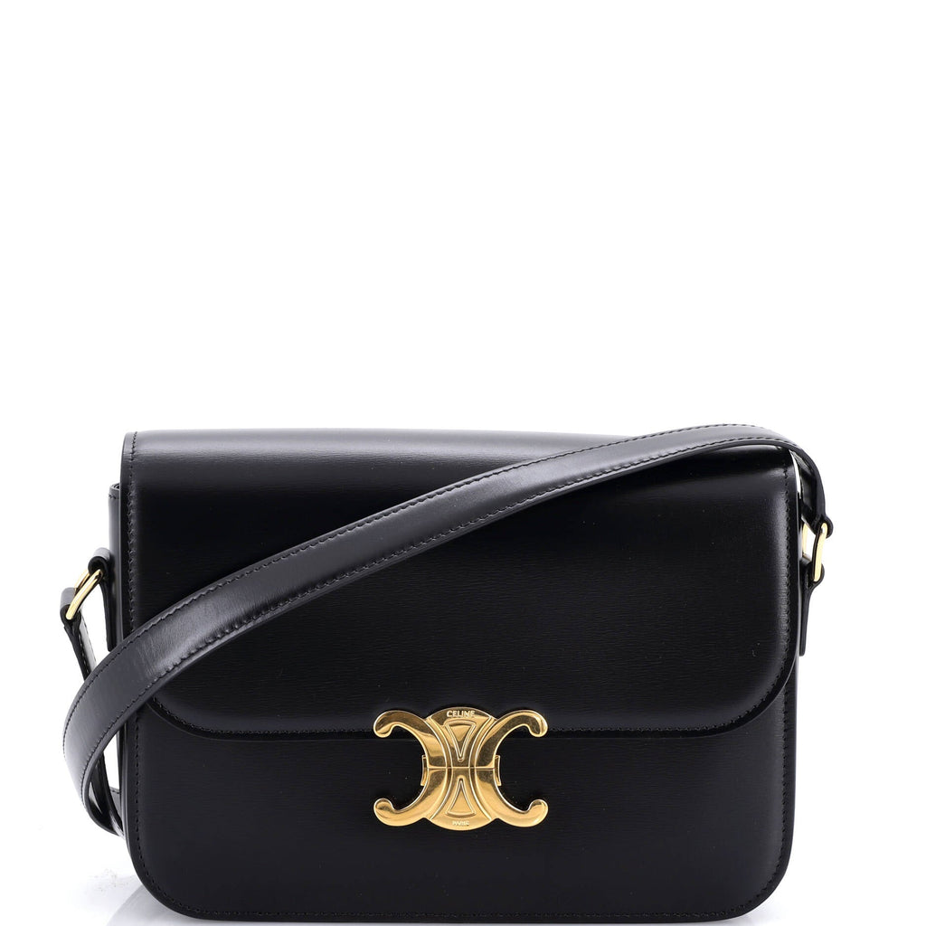 Triomphe Shoulder Bag Smooth Calfskin Medium