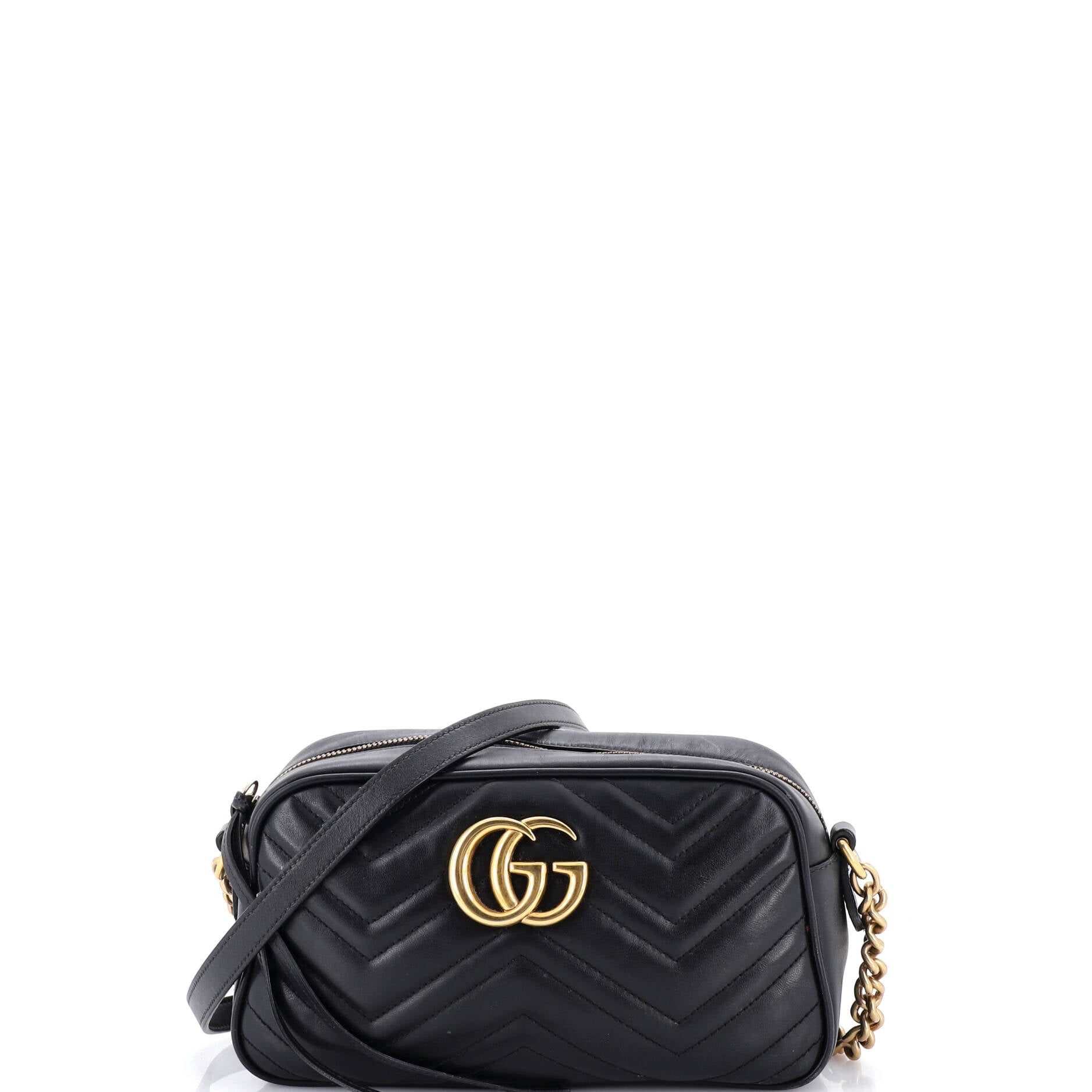 GG Marmont Shoulder Bag Matelasse Leather Small