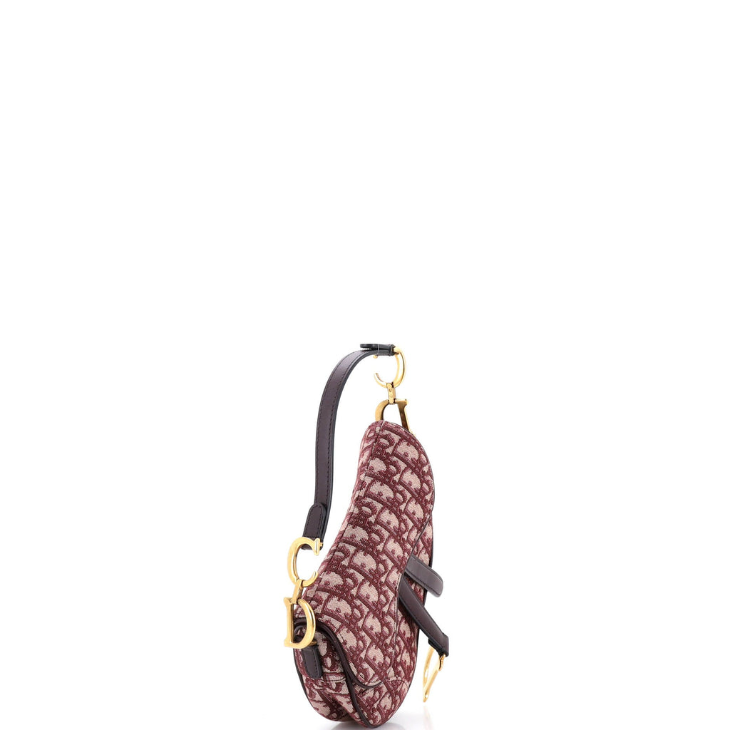 Saddle Handbag Oblique Canvas Mini