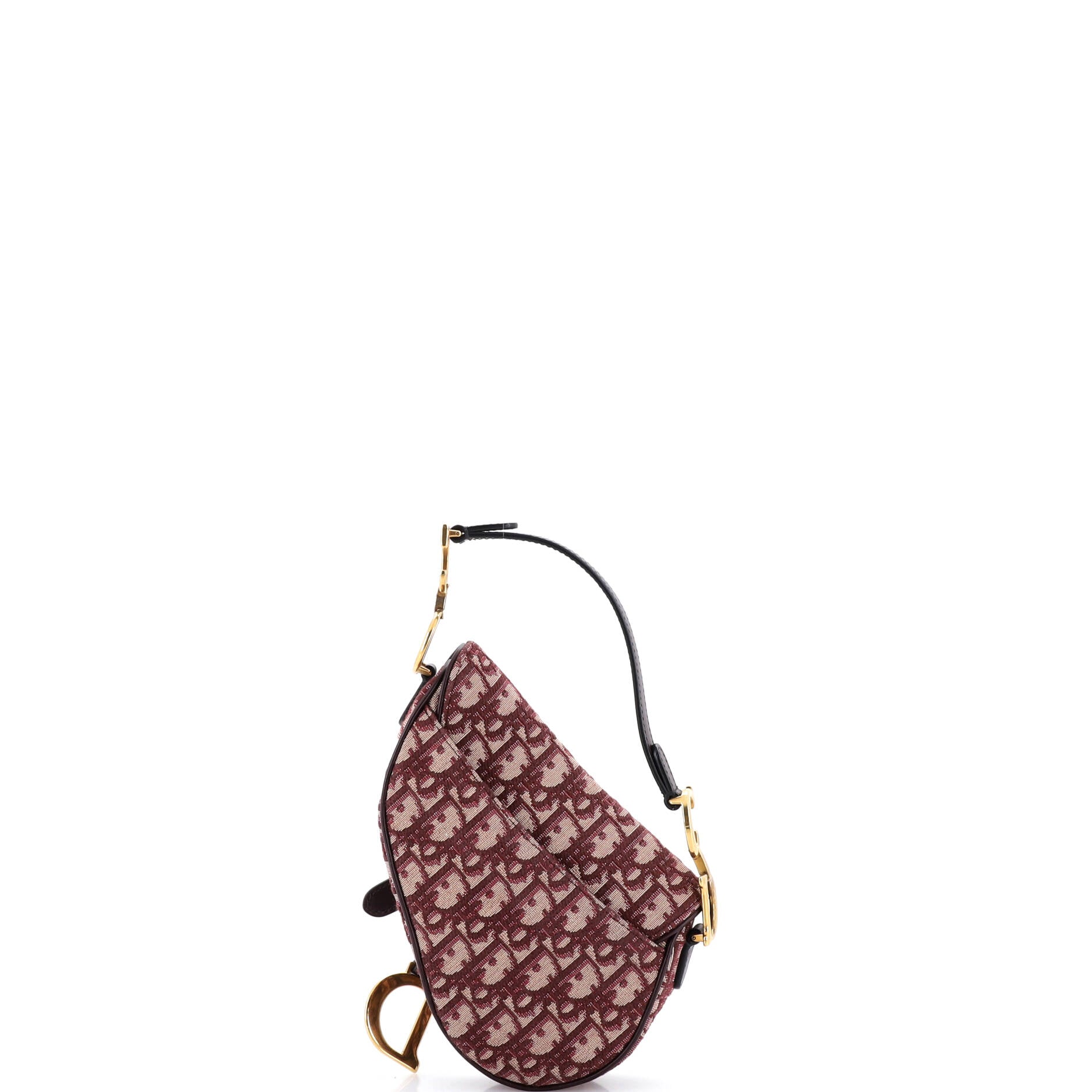 Saddle Handbag Oblique Canvas Mini