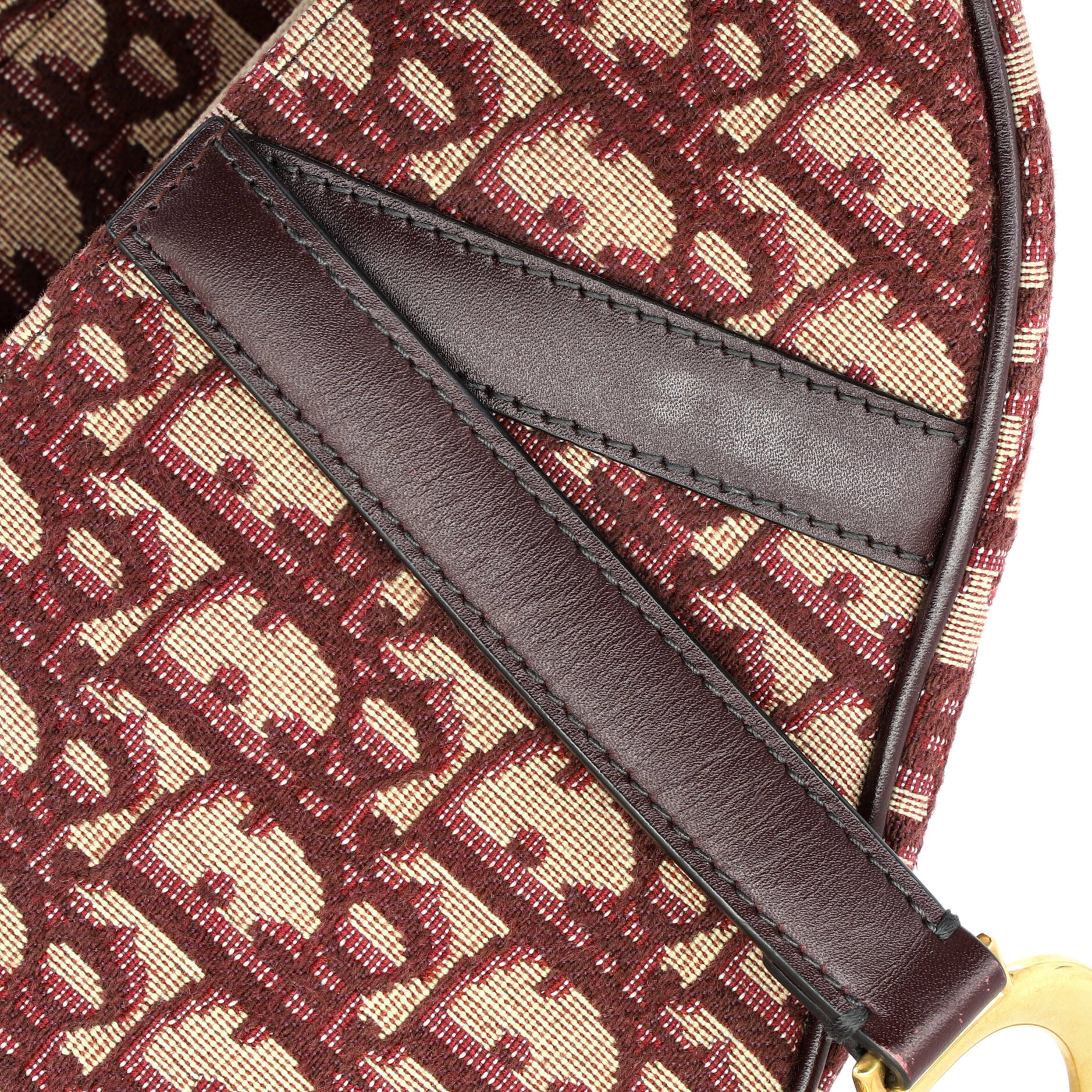 Saddle Handbag Oblique Canvas Mini