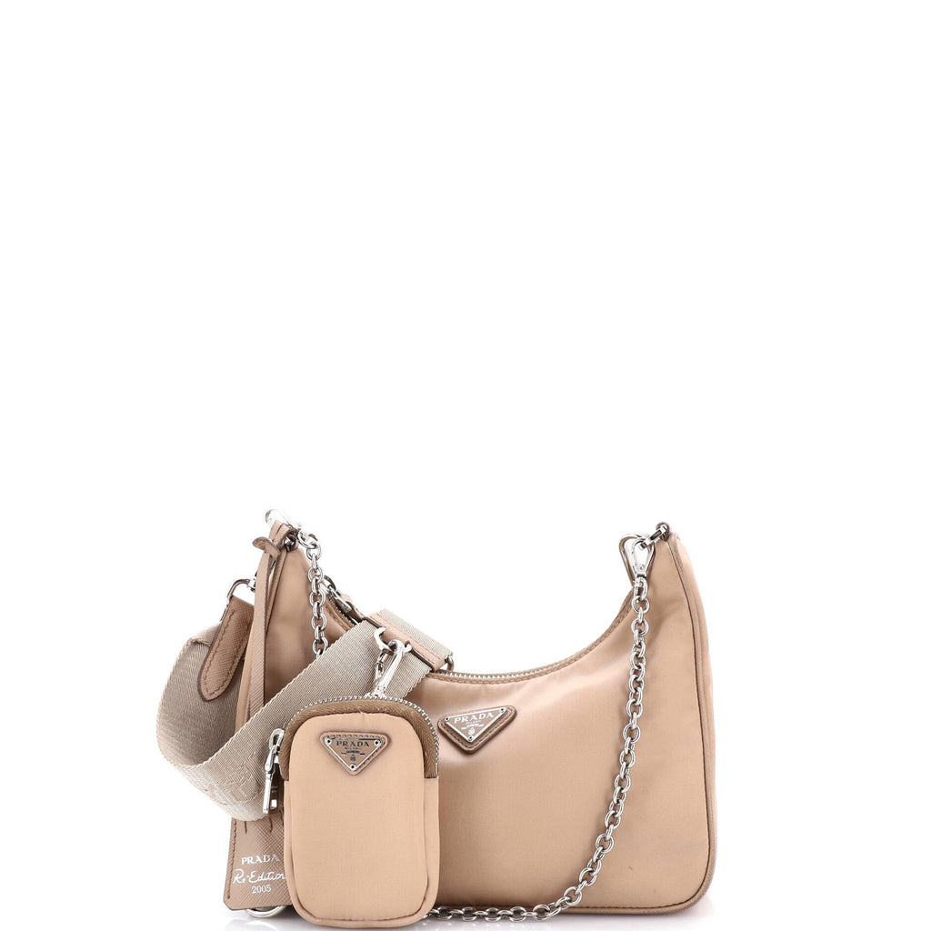 Re-Edition 2005 Shoulder Bag Saffiano Leather Small