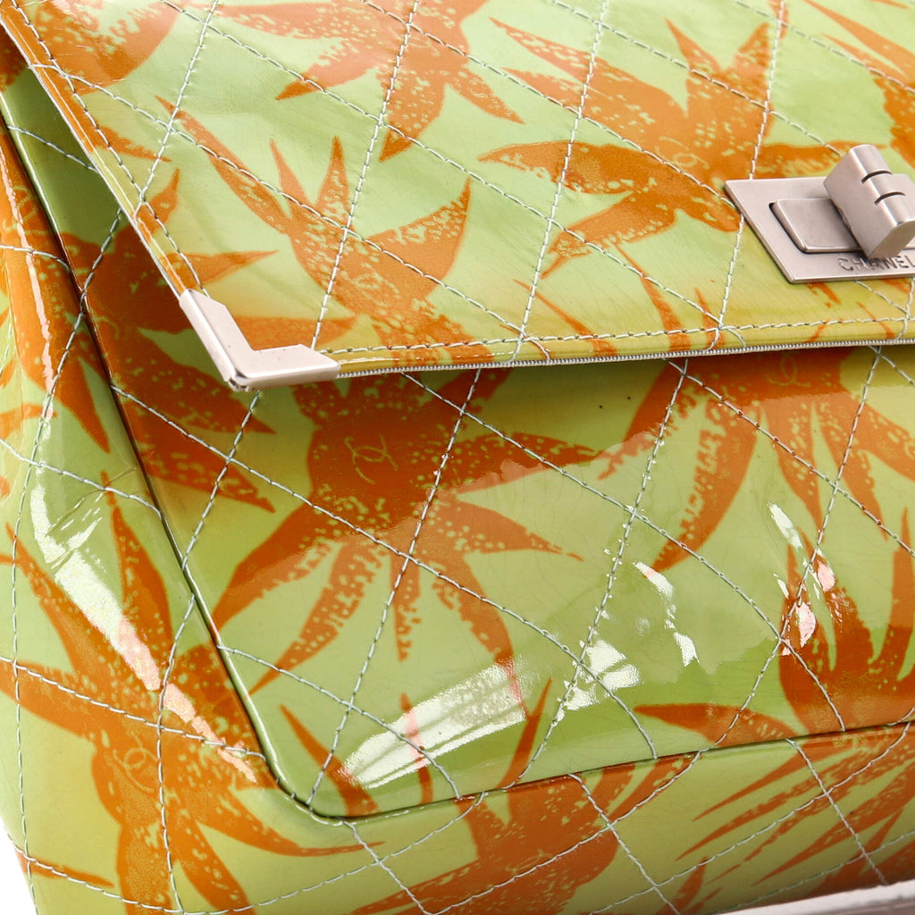 Tropical Reissue Handbag Quilted Printed Patent