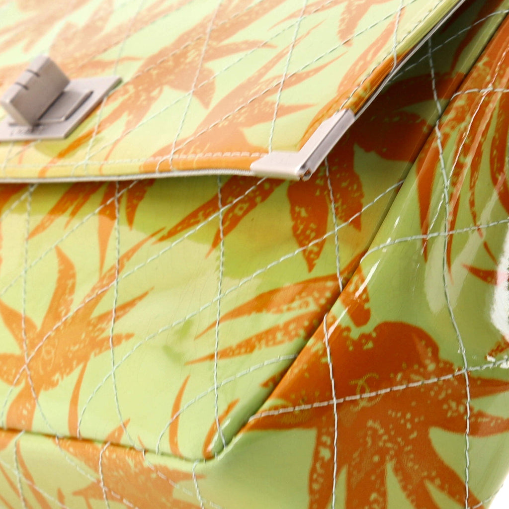 Tropical Reissue Handbag Quilted Printed Patent