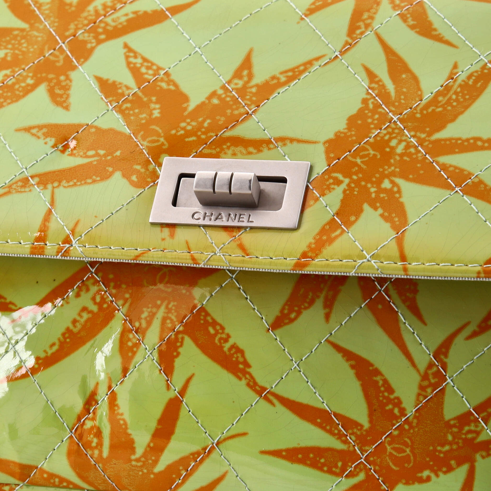 Tropical Reissue Handbag Quilted Printed Patent