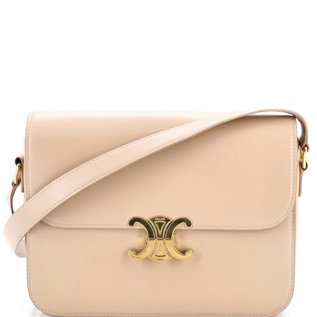 Triomphe Shoulder Bag Smooth Calfskin Medium