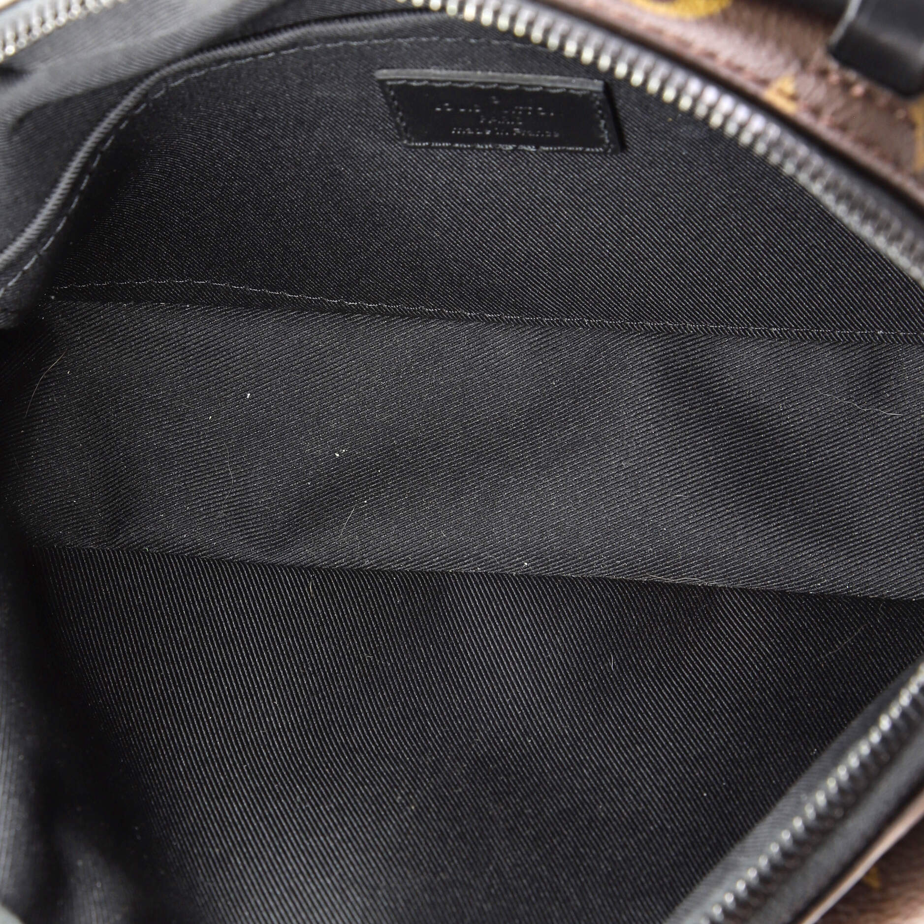 S Lock Messenger Bag Macassar Monogram Canvas