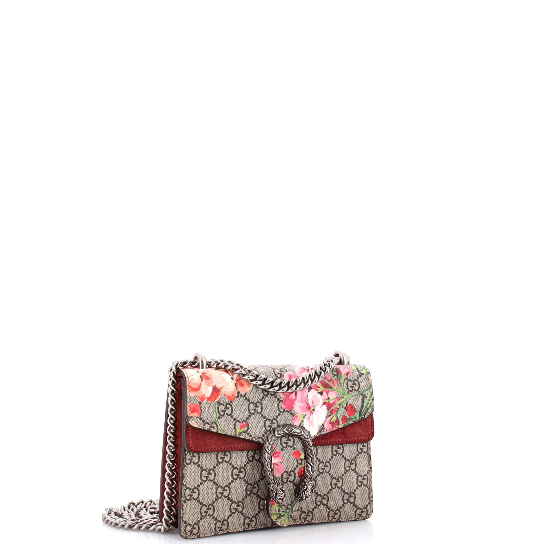 Dionysus Bag Blooms Print GG Coated Canvas Mini