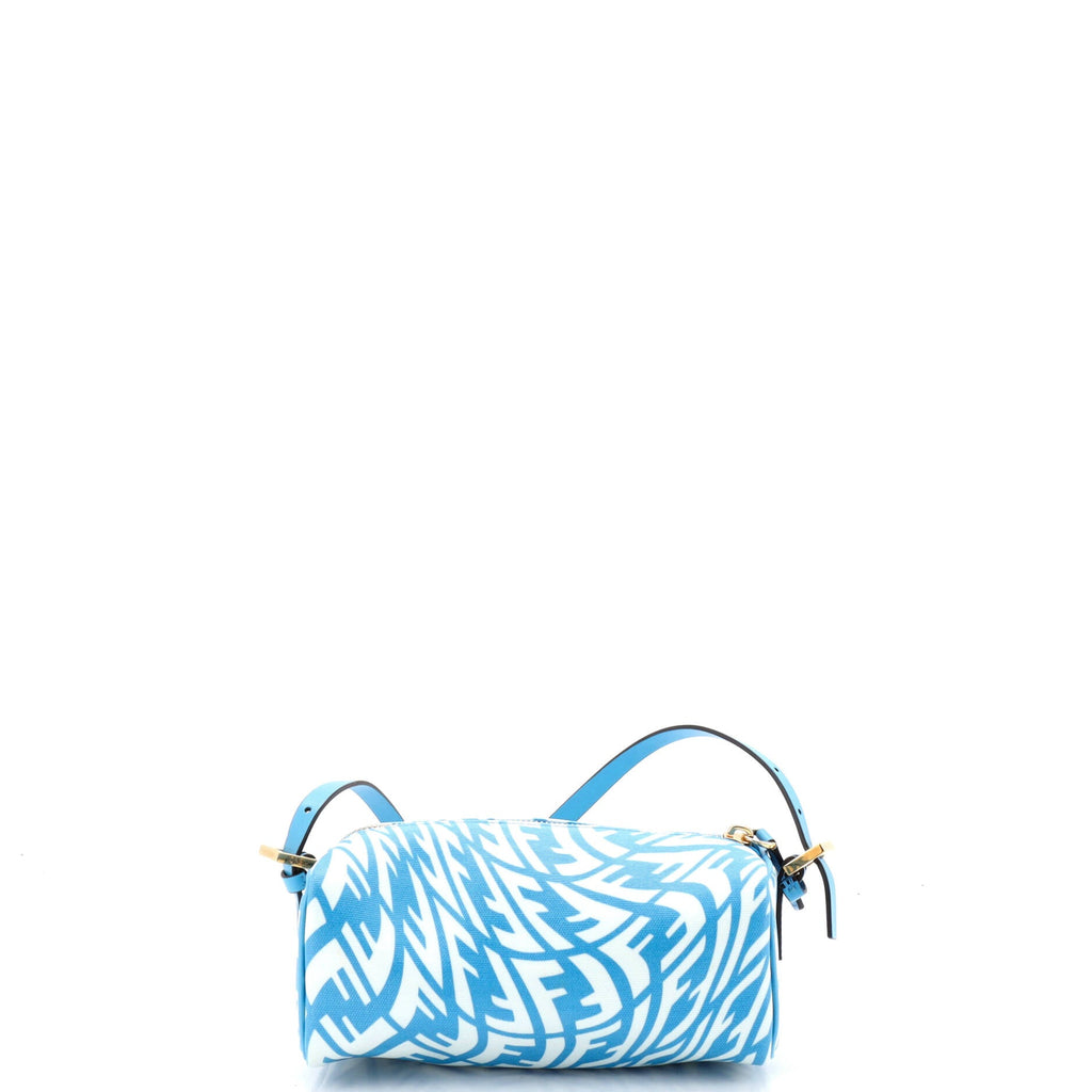 Zip Shoulder Bag Vertigo Zucca Coated Canvas Mini