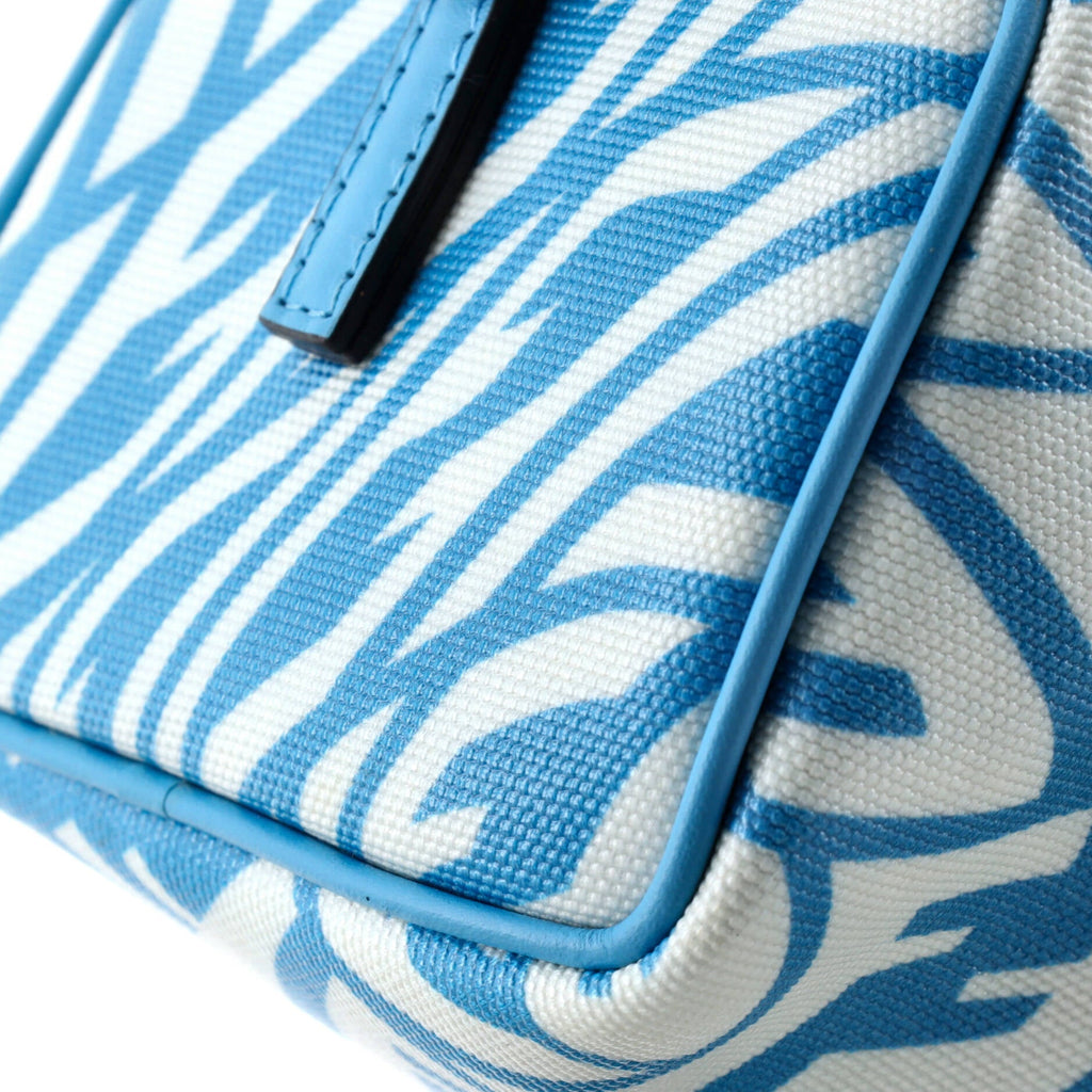 Zip Shoulder Bag Vertigo Zucca Coated Canvas Mini