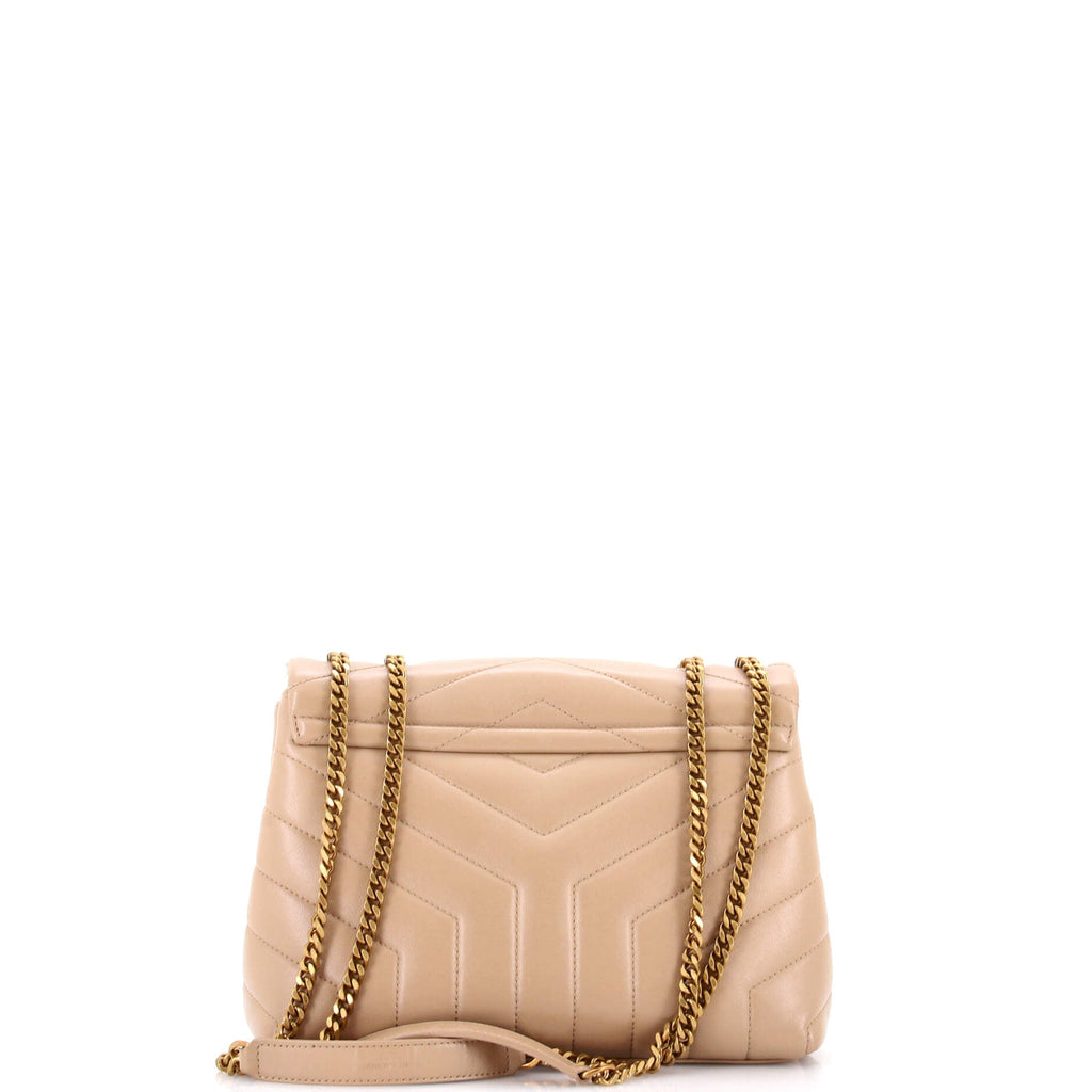 Loulou Shoulder Bag Matelasse Chevron Leather Small