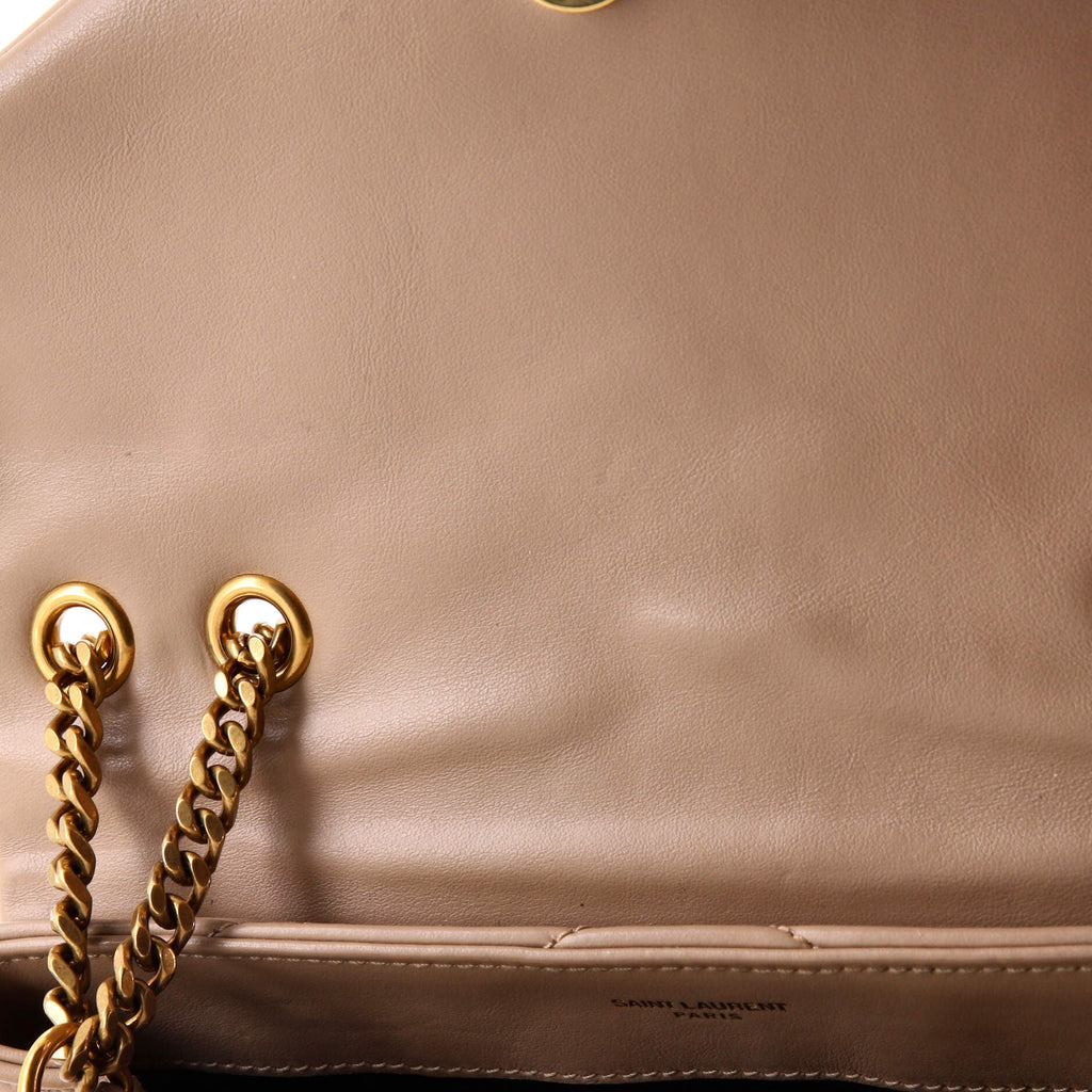 Loulou Shoulder Bag Matelasse Chevron Leather Small