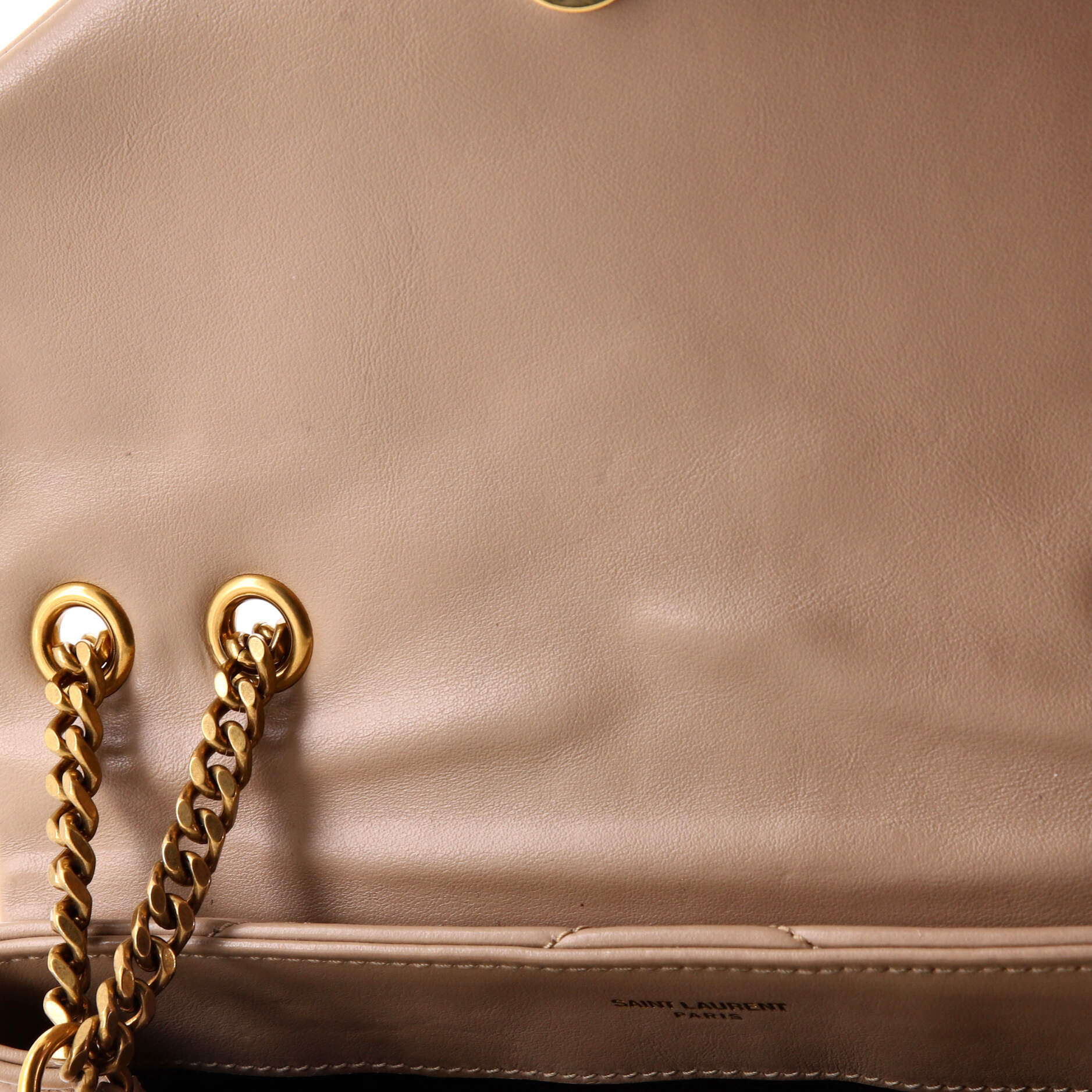 Loulou Shoulder Bag Matelasse Chevron Leather Small