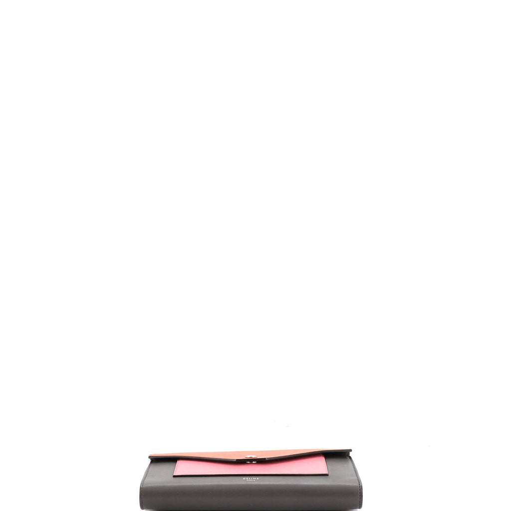 Pocket Envelope Shoulder Bag Leather Small