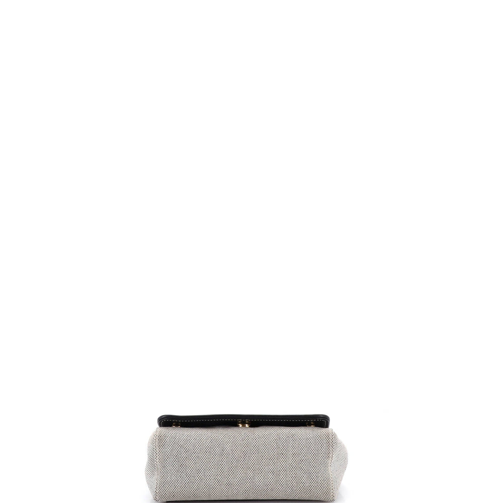 Hackberry Shoulder Bag Canvas with Leather Small