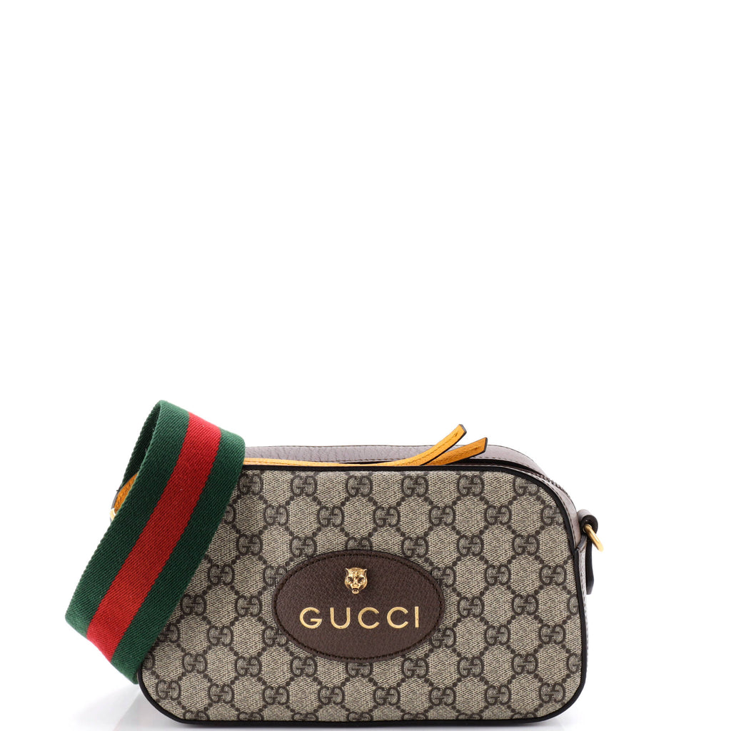 Neo Vintage Camera Messenger Bag GG Coated Canvas