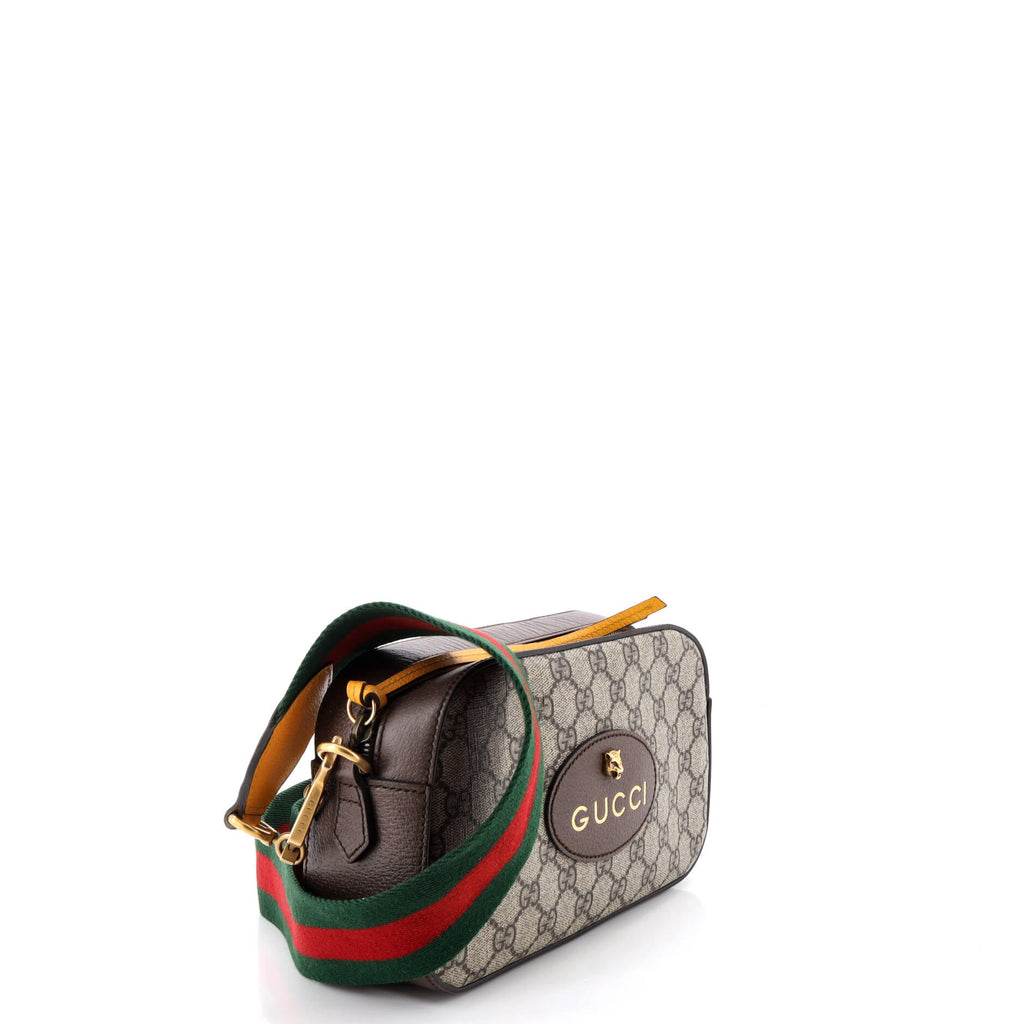 Neo Vintage Camera Messenger Bag GG Coated Canvas