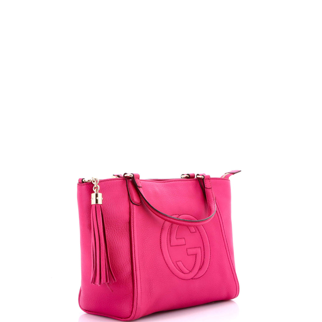 Soho Convertible Top Handle Bag Leather Small