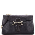 Emily Chain Flap Bag Guccissima Leather Medium