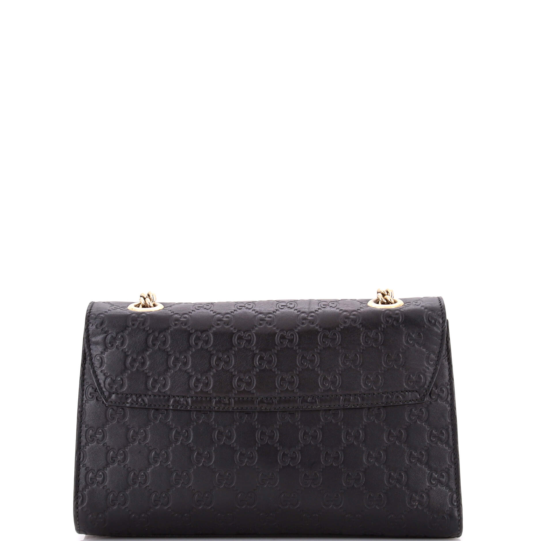 Emily Chain Flap Bag Guccissima Leather Medium