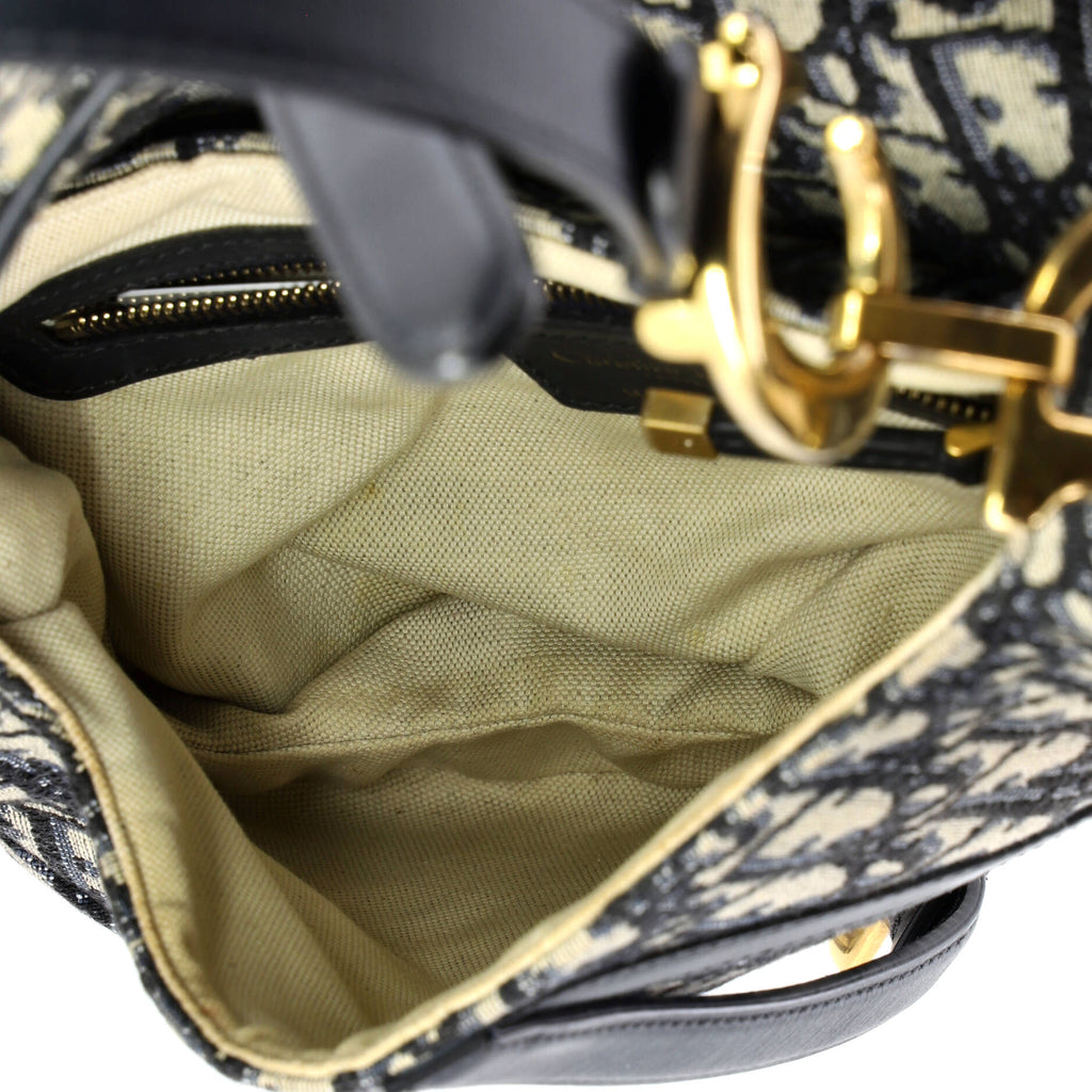 Saddle Handbag Oblique Canvas Medium