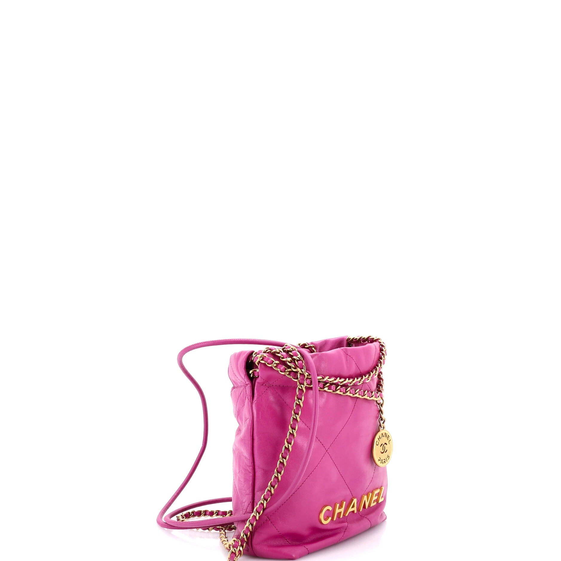 22 Chain Hobo Quilted Calfskin Mini