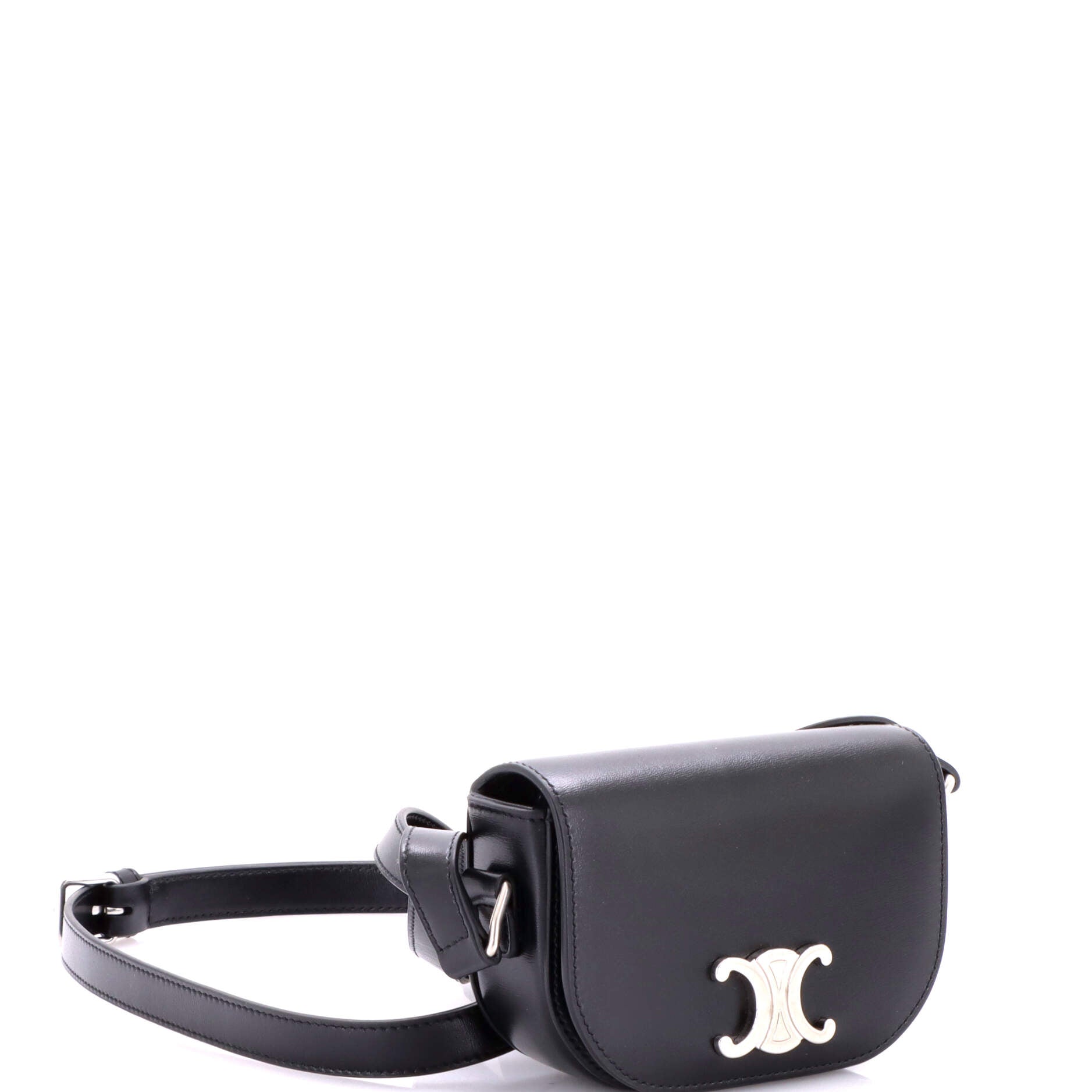 Besace Triomphe Shoulder Bag Leather Small