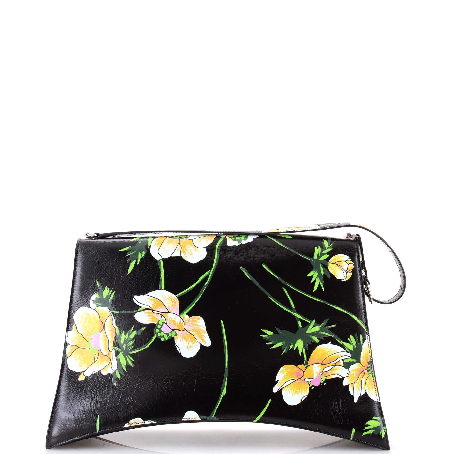 Crush Sling Shoulder Bag Printed Leather Large