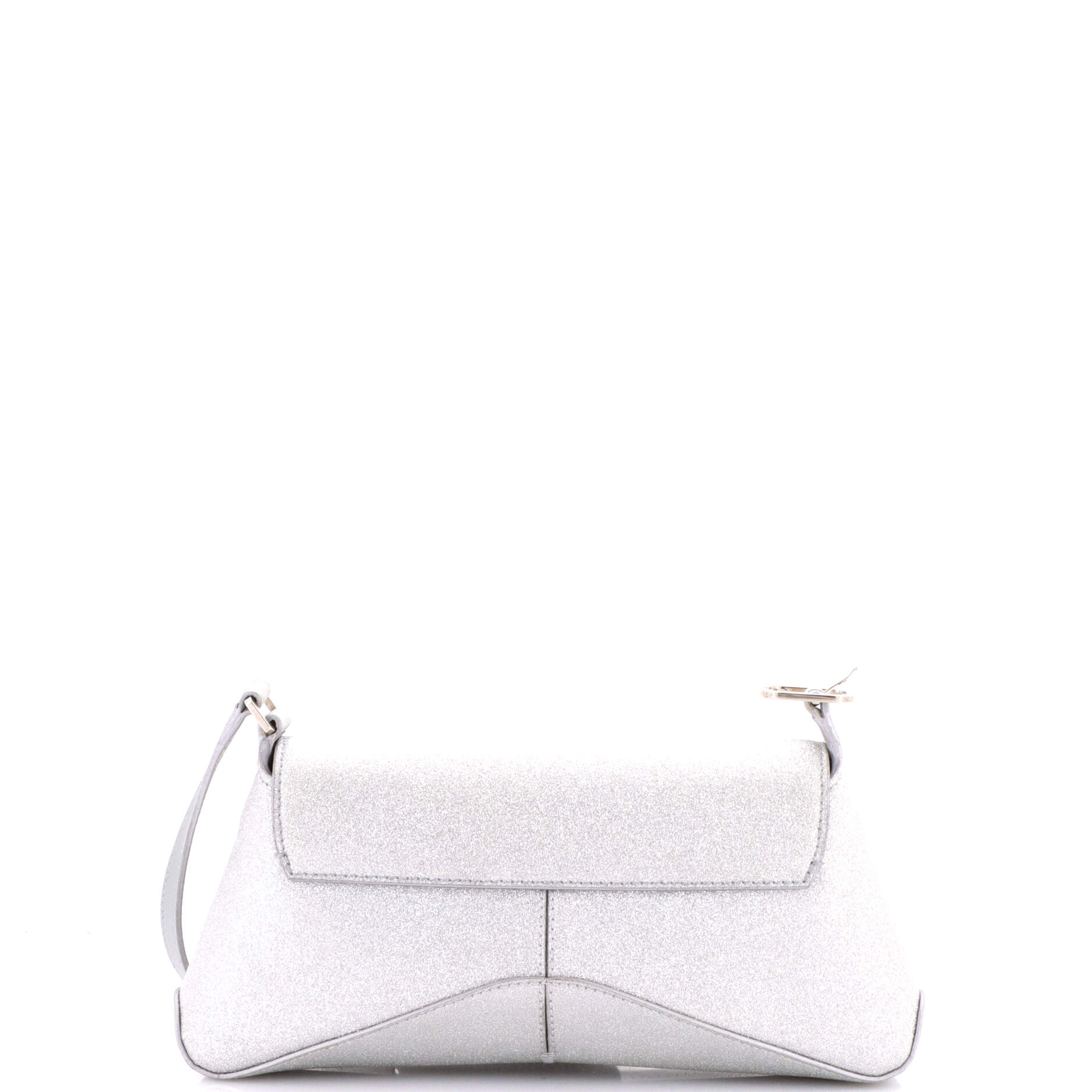 XX Flap Street Shoulder Bag Glitter Leather Small