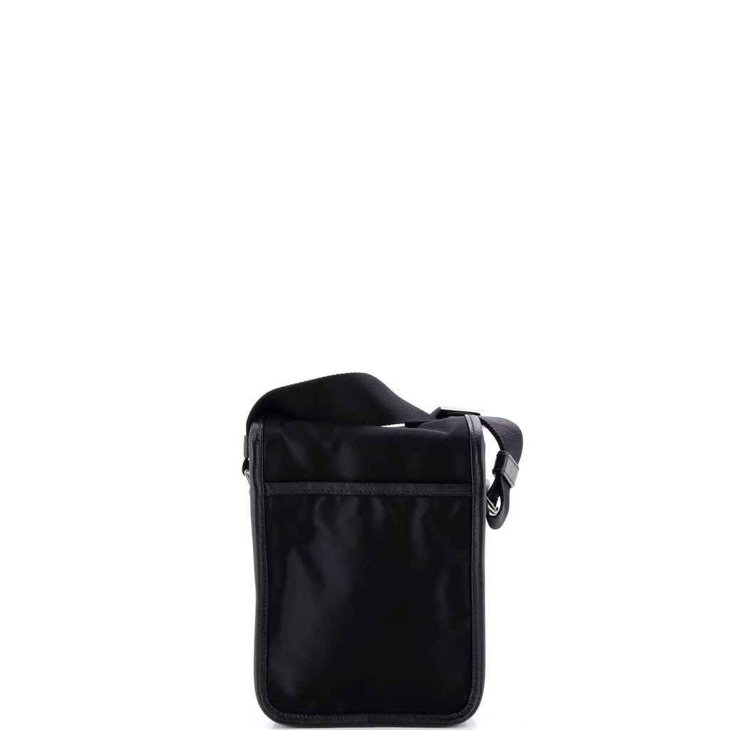 Logo Buckle Messenger Bag Nylon