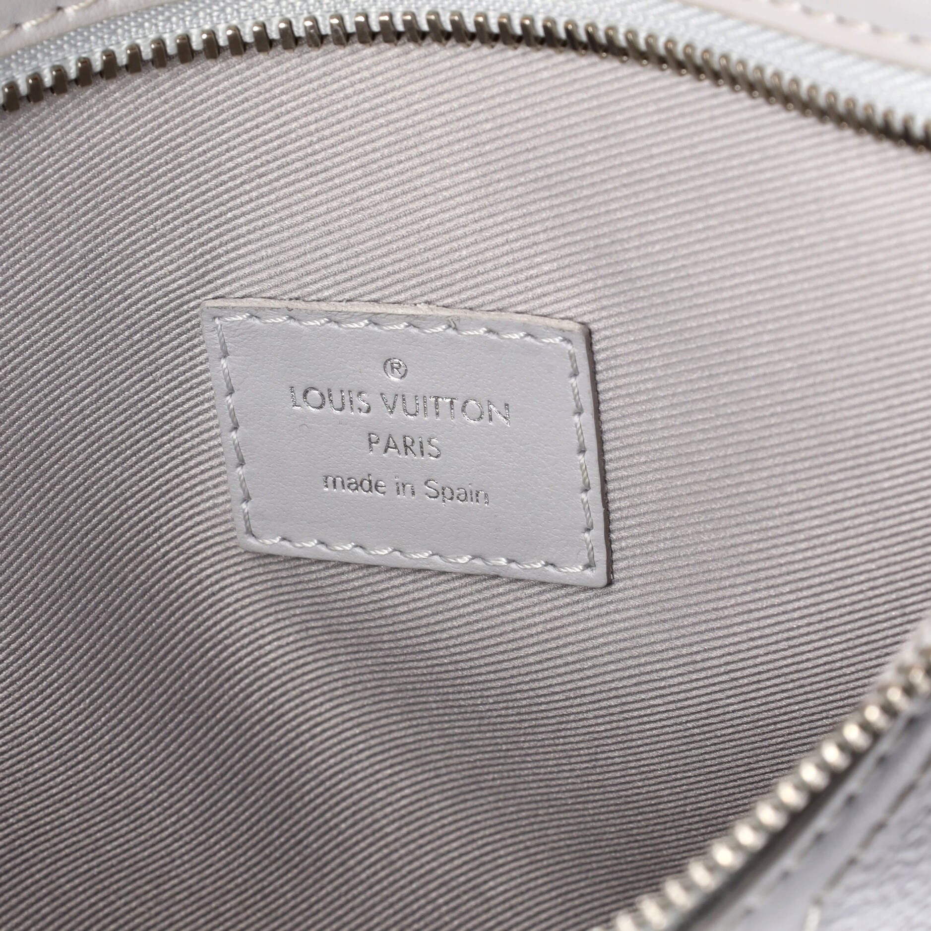 Double Flat Messenger Bag Limited Edition Logo Story Monogram Canvas and Denim