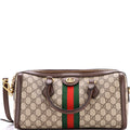 Ophidia Boston Bag GG Coated Canvas Medium
