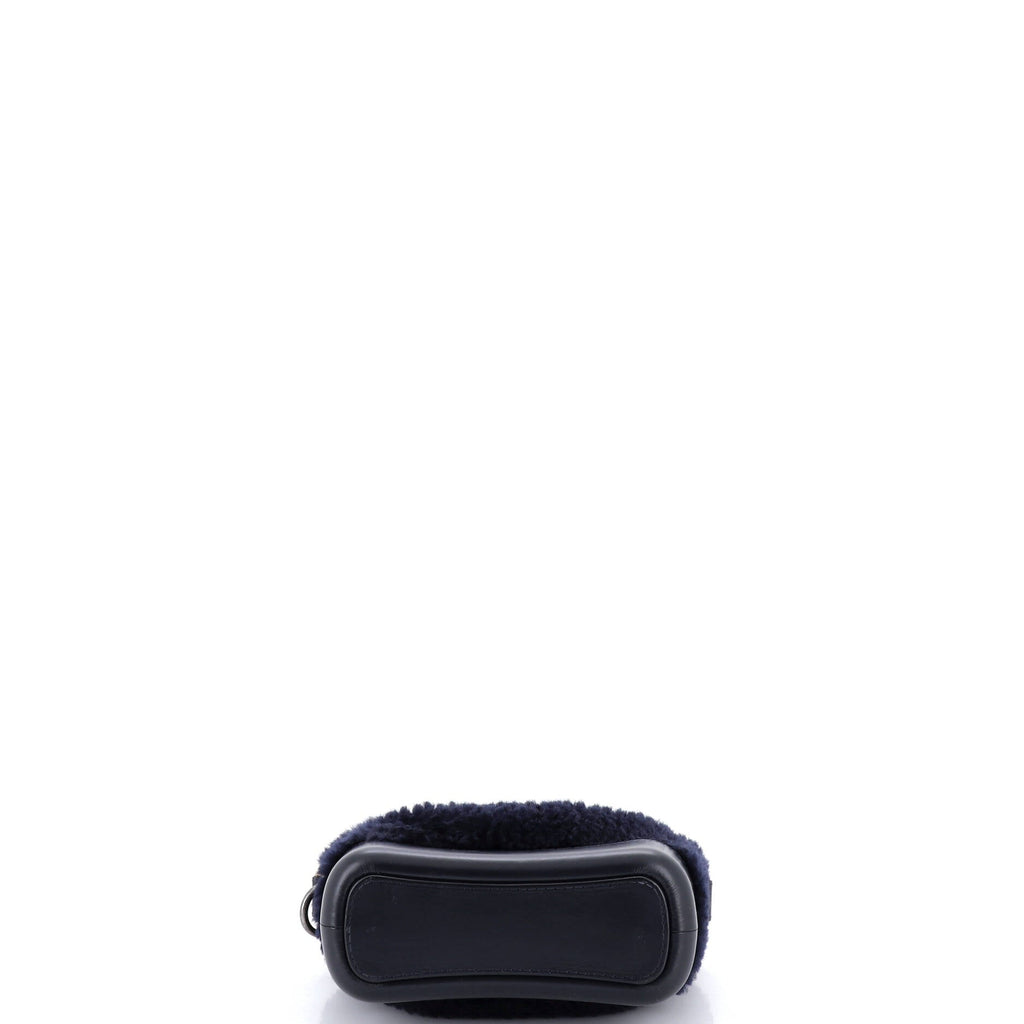Gabrielle Hobo Shearling and Leather Small