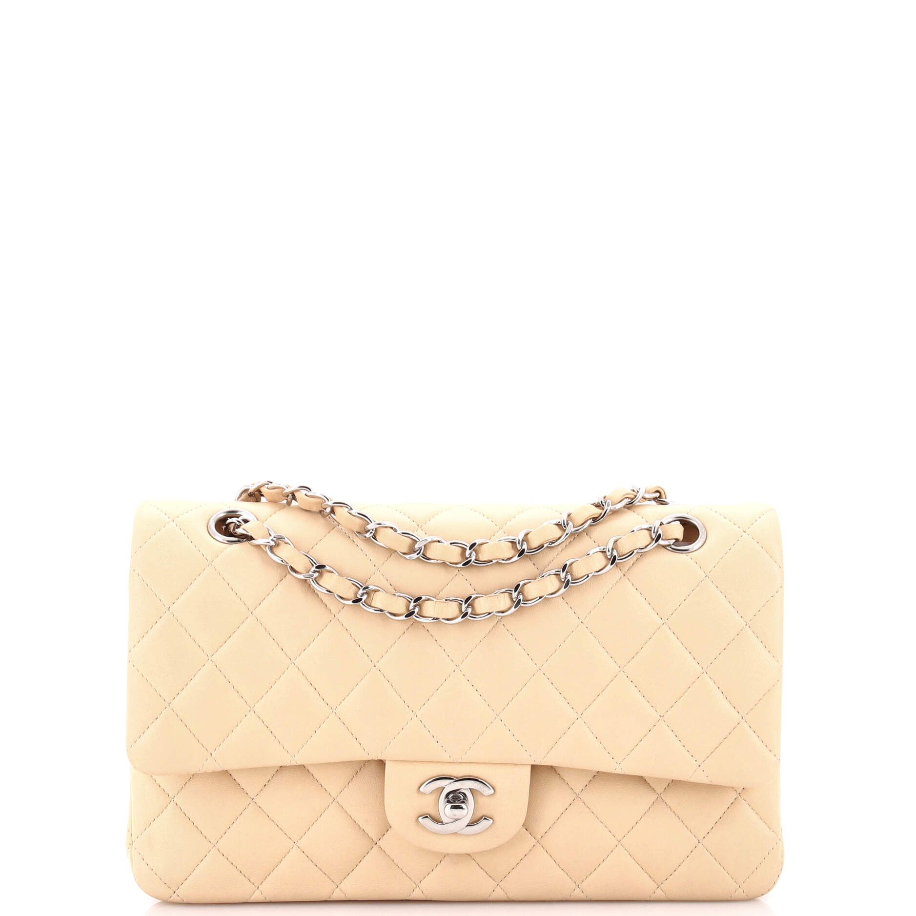 Classic Double Flap Bag Quilted Lambskin Medium