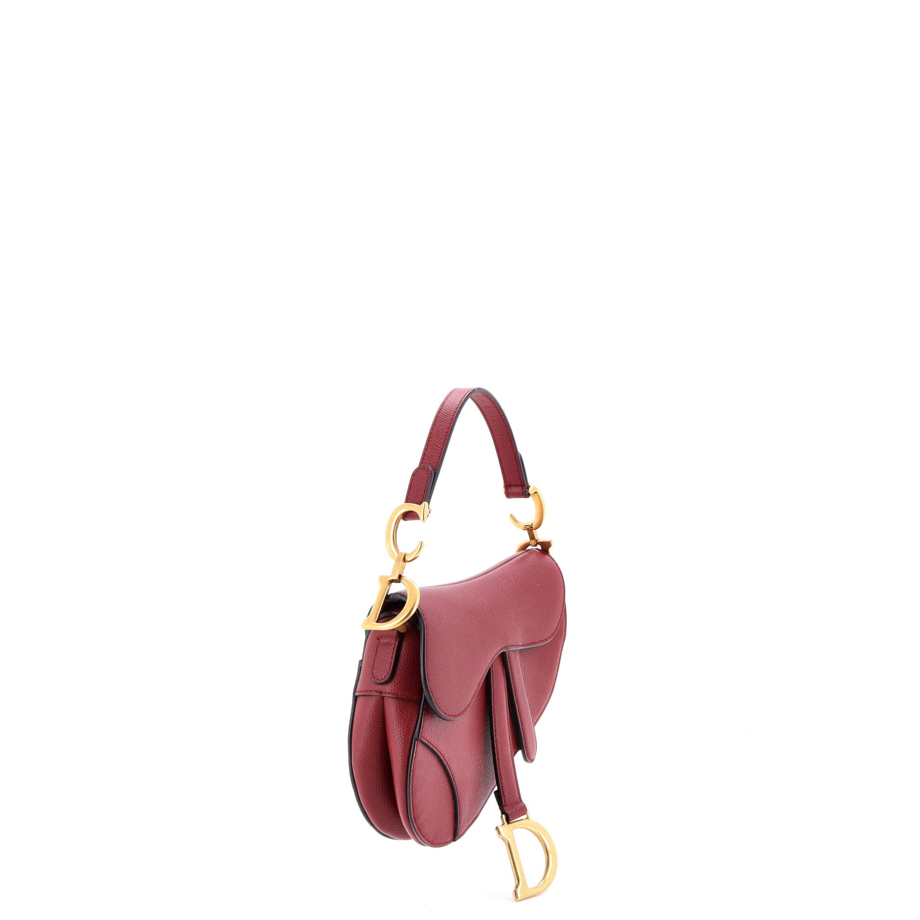 Saddle Handbag Leather Mini