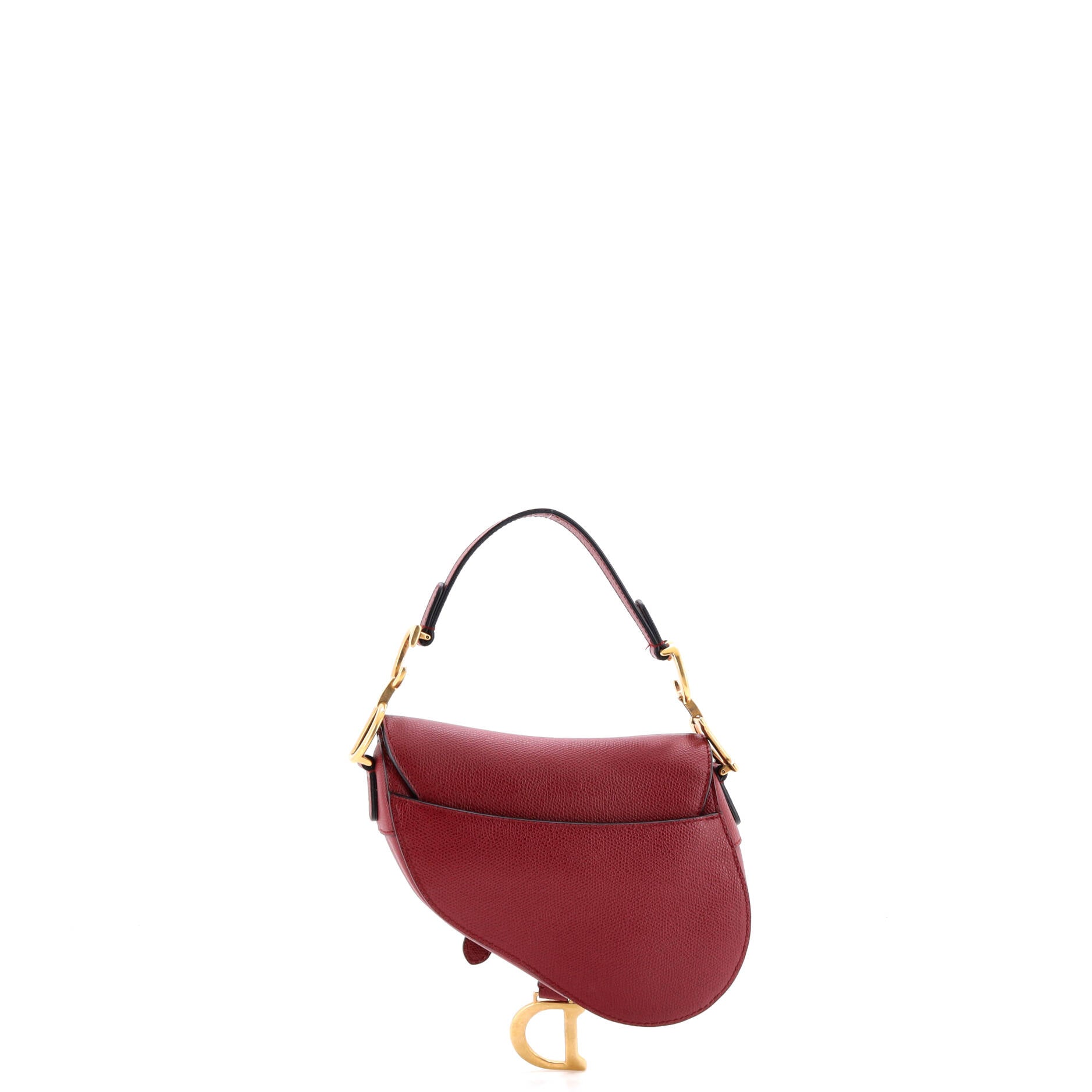 Saddle Handbag Leather Mini